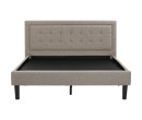 HAYDEN QUEEN BED WITH 1900MM SIDE RAIL BLACK/6513