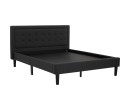 HAYDEN QUEEN BED WITH 1900MM SIDE RAIL BLACK/6516