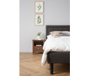 HAYDEN QUEEN BED WITH 1900MM SIDE RAIL BLACK/6516