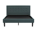 HAYDEN QUEEN BED WITH 1900MM SIDE RAIL BLACK/6365