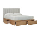 MOLA QUEEN BED WITH STORAGE 1900MM (BED PANEL) 102/3690 (PET FRIENDLY FABRIC)