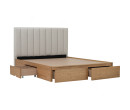 MOLA QUEEN BED WITH STORAGE 1900MM (BED PANEL) 102/3690 (PET FRIENDLY FABRIC)