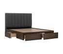 MOLA QUEEN BED WITH STORAGE 1900MM (BED PANEL) 109/3692 (PET FRIENDLY FABRIC)