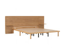 PLATO QUEEN BED WITH 1900MM BED PANEL WITH SIDE TABLE 102