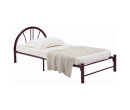 ROBERT SINGLE BED WITH 1900MM SIDE RAIL MAROON