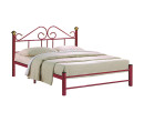 MARTELL QUEEN BED WITH 1900MM SIDE RAIL MAROON