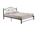 REGAN QUEEN BED WITH 1900MM SIDE RAIL BLACK
