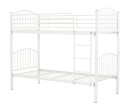 DAKER DOUBLE DECKER WITH 1900MM SIDE RAIL WHITE BEIGE