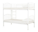 DAKER DOUBLE DECKER WITH 1900MM SIDE RAIL WHITE BEIGE