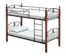 DERRICK DOUBLE DECKER WITH 1900MM SIDE RAIL DIRTY OAK/BLACK