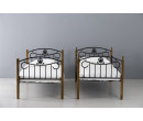 DERRICK DOUBLE DECKER WITH 1900MM SIDE RAIL DIRTY OAK/BLACK