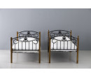 DERRICK DOUBLE DECKER WITH 1900MM SIDE RAIL DIRTY OAK/BLACK