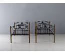 DERRICK DOUBLE DECKER WITH 1900MM SIDE RAIL DIRTY OAK/BLACK
