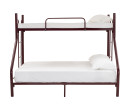 MATTEO BUNK BED WITH 1900MM SIDE RAIL MAROON
