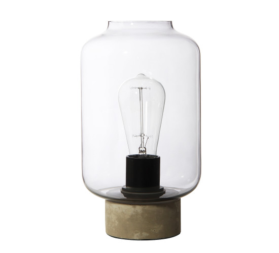 AVIS CONCRETE BASE TABLE LAMP WITH DIA60 LIGHT BUL...