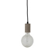 FIREFLY PENDANT LAMP IN CONCRETE BASE WITH DIA125 LIGHT BULB (CCC) (#)