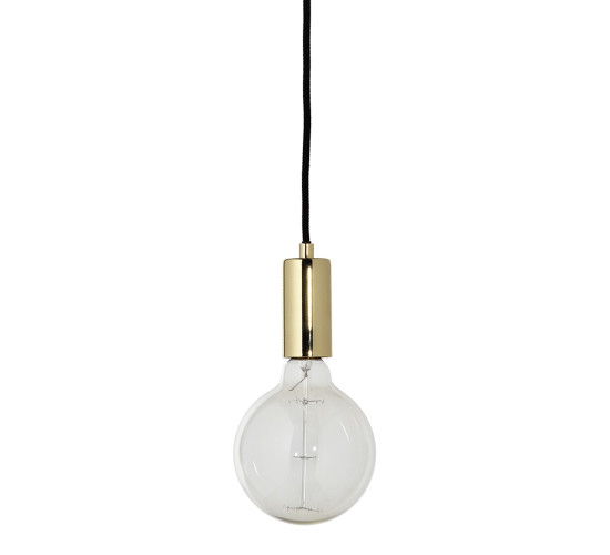 FIREFLY PENDANT LAMP IN BRASS BASE WITH DIA125 LIG...