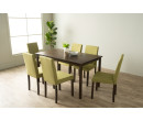AMOS 1+6 DINING SET 117/PICKLE