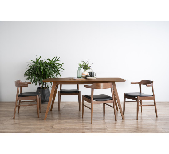 145075/241597 1+6 CADELL DINING TABLE WITH BODEN D...