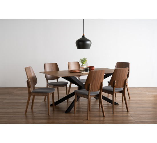 146099/241351 1+6 GERALD DINING TABLE WITH LOTFI D...