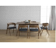 145075/241317 1+4 CADELL DINING TABLE WITH CARTER DINING CHAIR