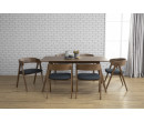 145075/241317 1+4 CADELL DINING TABLE WITH CARTER DINING CHAIR