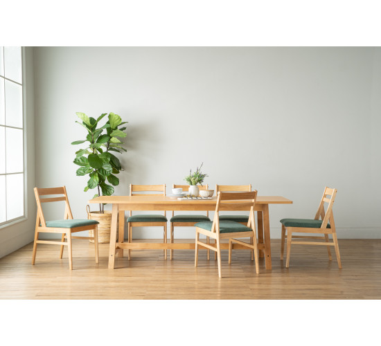 147009/241524 1+8 HAYNES DINING TABLE WITH BLANE D...
