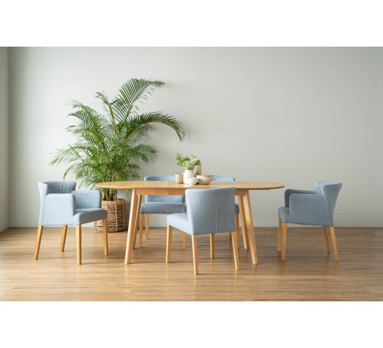 146142/241489/241491 1+4+2 WERNER EXT DINING TABLE...