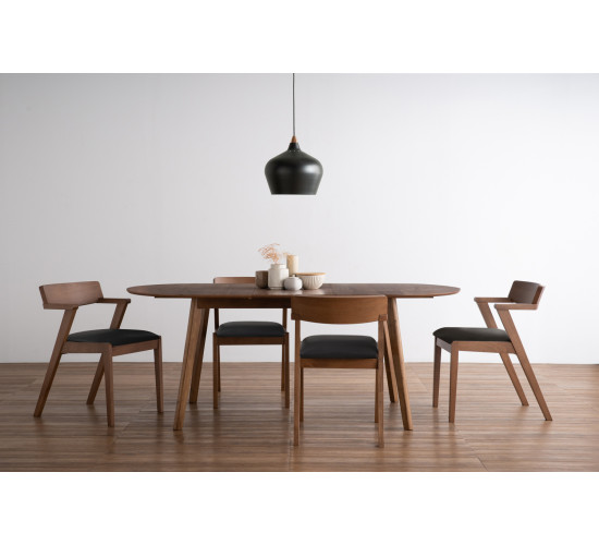 145152/241428 1+6 WERNER EXT DINING TABLE WITH ZOL...