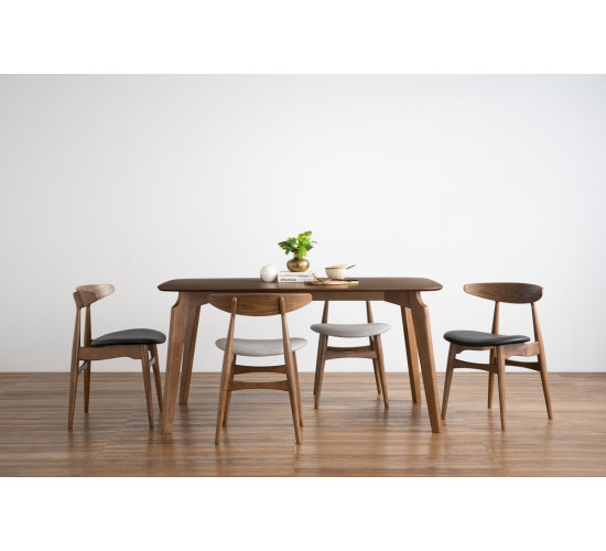 145094/241575 1+6 ACKER DINING TABLE WITH TRICIA D...