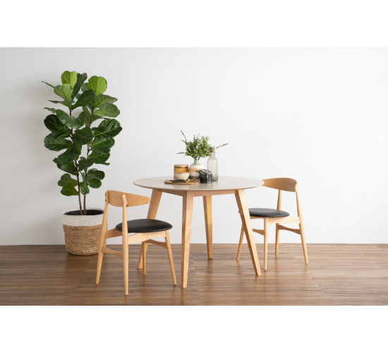 1439289/241322 1+4 PLATON ROUND DINING TABLE WITH ...