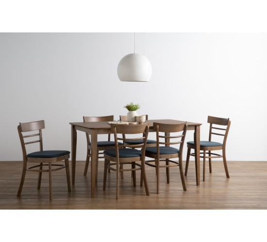 144043/241401 1+6 CHARMANT DINING TABLE WITH NAMID...