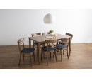 144043/241401 1+6 CHARMANT DINING TABLE WITH NAMID DINING CHAIR