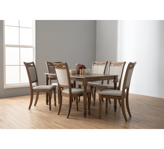 145101/241376 1+6 UNOSE DINING TABLE WITH UNOSE DI...