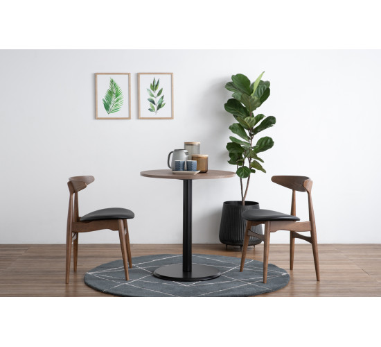 142008/241575 1+2 RUNDA ROUND DINING TABLE WITH TR...