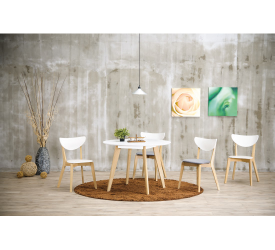 1439283/241274 1+4 ARTHUR ROUND DINING TABLE WITH ...