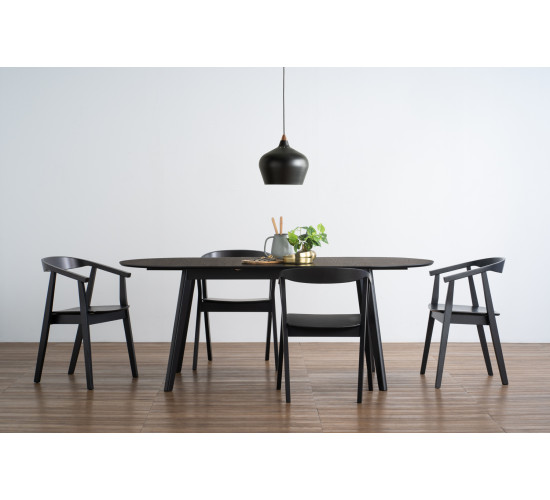 146134/24092581 1+6 WERNER EXT DINING TABLE WITH G...