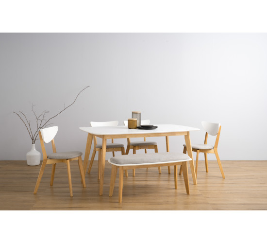 144034/241274/243035 1+4+1 AIMON DINING TABLE WITH...