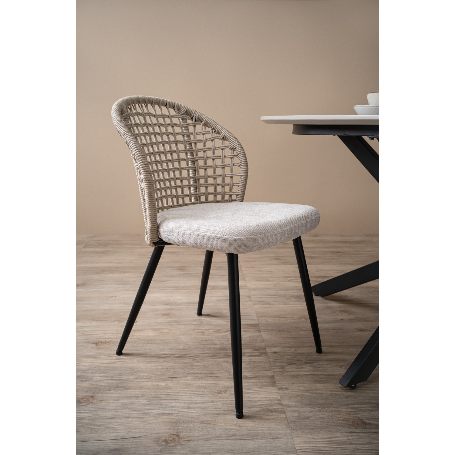 146150/241636 1+4 KARO DINING TABLE WITH ALLUR DINING CHAIR  146150/241636 1+4 KARO DINING TABLE WITH ALLUR DINING CHAIR