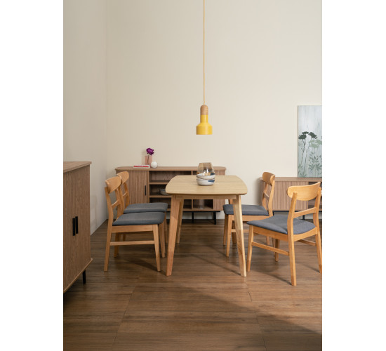 145149/241655 1+4 ARTHUR DINING TABLE WITH MARLO D... 145149/241655 1+4 ARTHUR DINING TABLE WITH MARLO D...