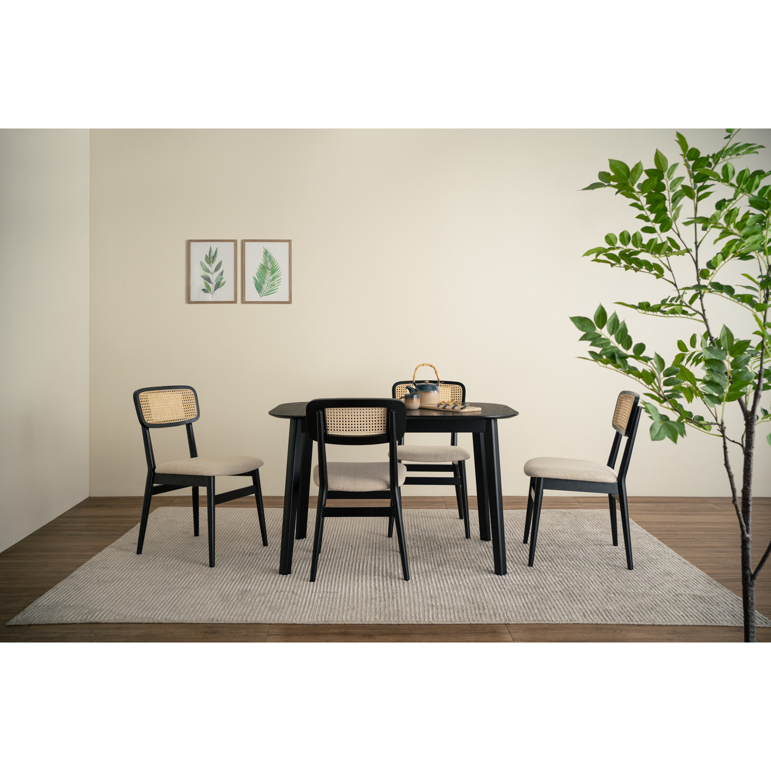 146158/241623 1+6 WOYER DINING TABLE WITH ARLO DINING CHAIR 146158/241623 1+6 WOYER DINING TABLE WITH ARLO DINING CHAIR