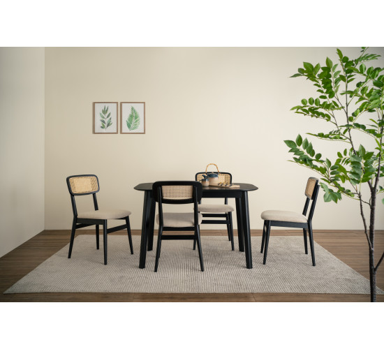 146158/241623 1+6 WOYER DINING TABLE WITH ARLO DIN... 146158/241623 1+6 WOYER DINING TABLE WITH ARLO DIN...