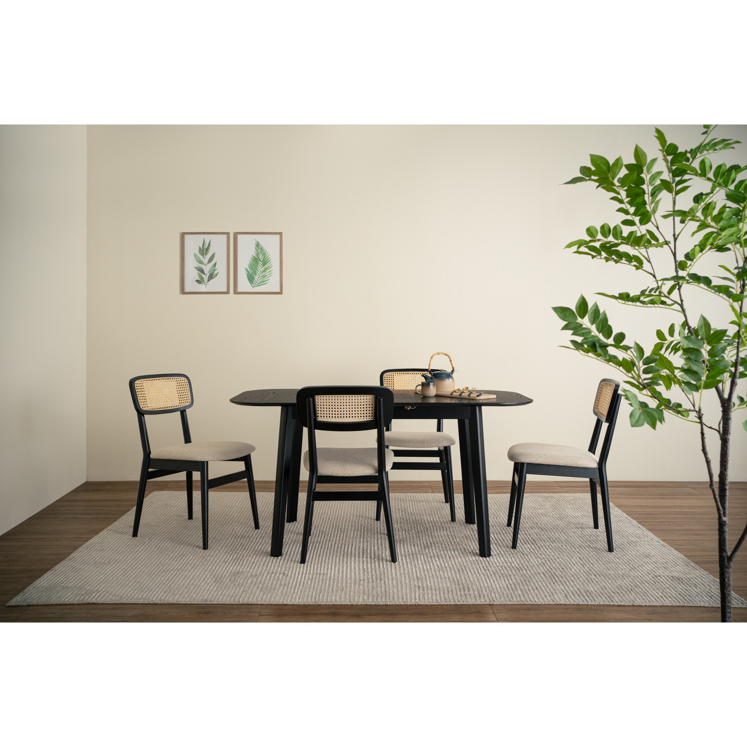 146158/241623 1+6 WOYER DINING TABLE WITH ARLO DINING CHAIR 146158/241623 1+6 WOYER DINING TABLE WITH ARLO DINING CHAIR
