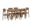 146161/241661 1+6 TORONTO EXT DINING TABLE WITH TORONTO DINING CHAIR 146161/241661 1+6 TORONTO EXT DINING TABLE WITH TORONTO DINING CHAIR