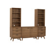 521004/131185/343048/521004/131185 TORONTO BOOKCASE WITH TORONTO SIDE TABLE & TORONTO 1.09M SIDEBOARD 521004/131185/343048/521004/131185 TORONTO BOOKCASE WITH TORONTO SIDE TABLE & TORONTO 1.09M SIDEBOARD