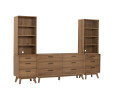 521004/131185/355028/521004/131185 TORONTO BOOKCASE WITH TORONTO SIDE TABLE & TORONTO 1.55MM DRESSER 521004/131185/355028/521004/131185 TORONTO BOOKCASE WITH TORONTO SIDE TABLE & TORONTO 1.55MM DRESSER