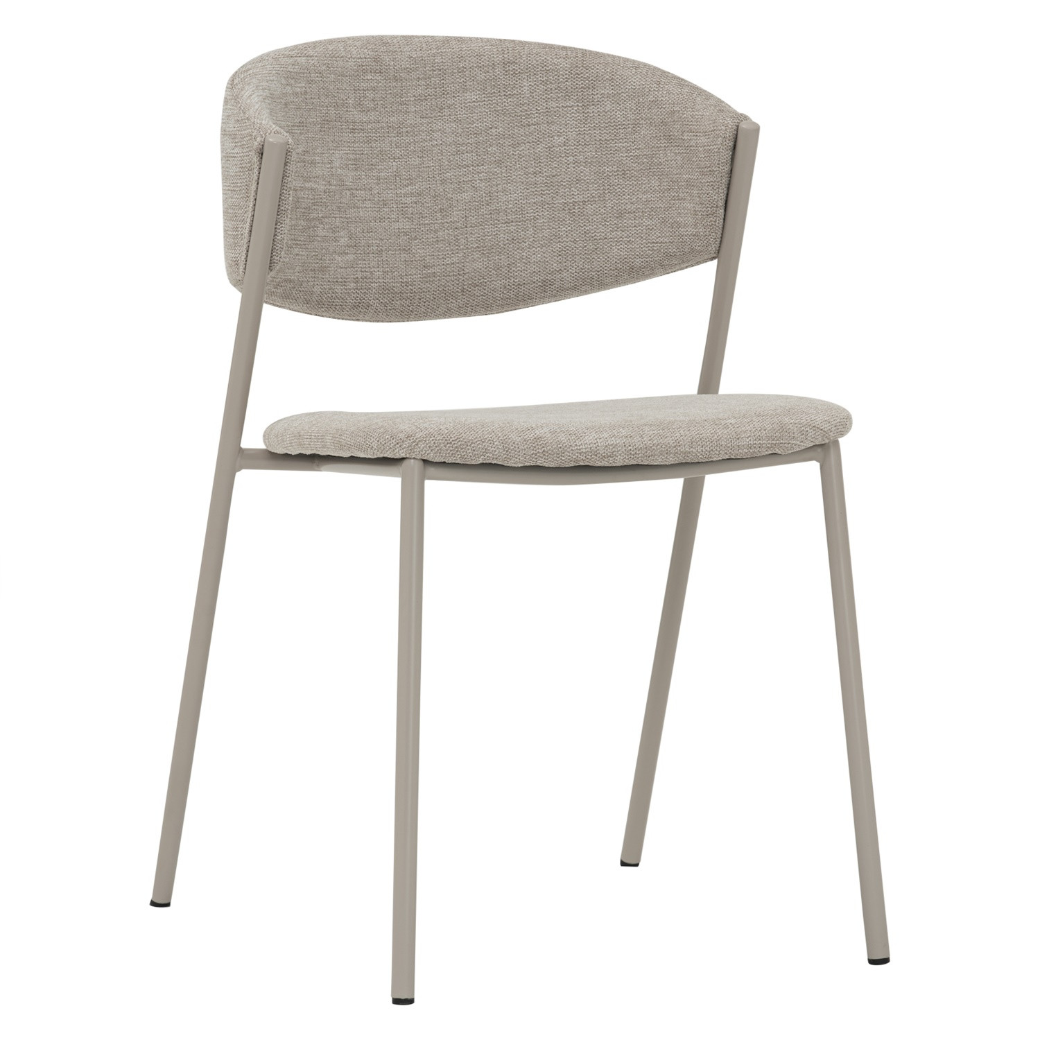 KORY DINING CHAIR MATT BEIGE/80013 (#)