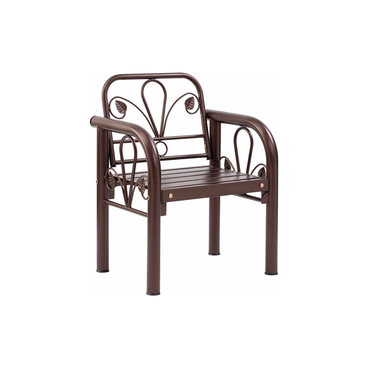 DATSUN 1 SEATER BENCH ANTIQUE BROWN