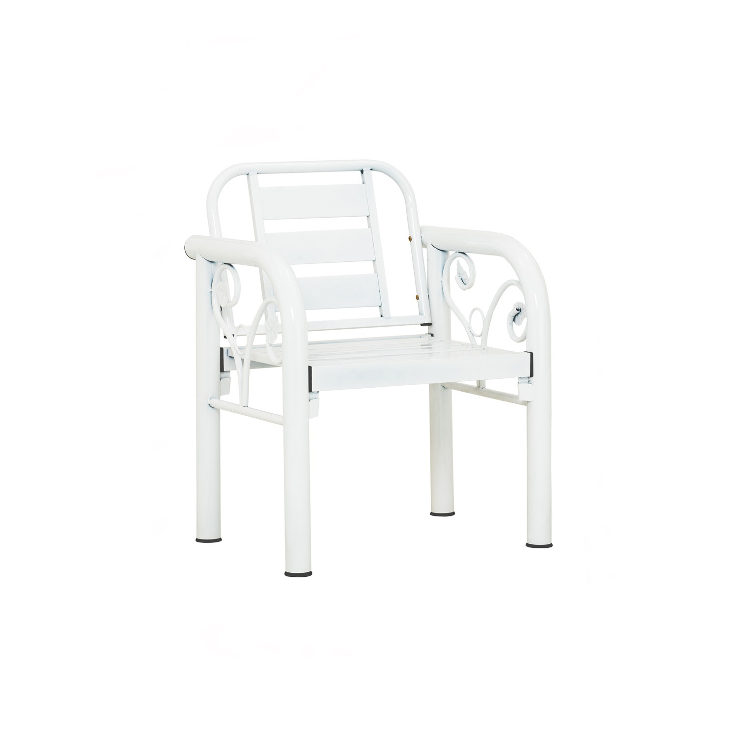HAMIDA 1 SEATER BENCH WHITE
