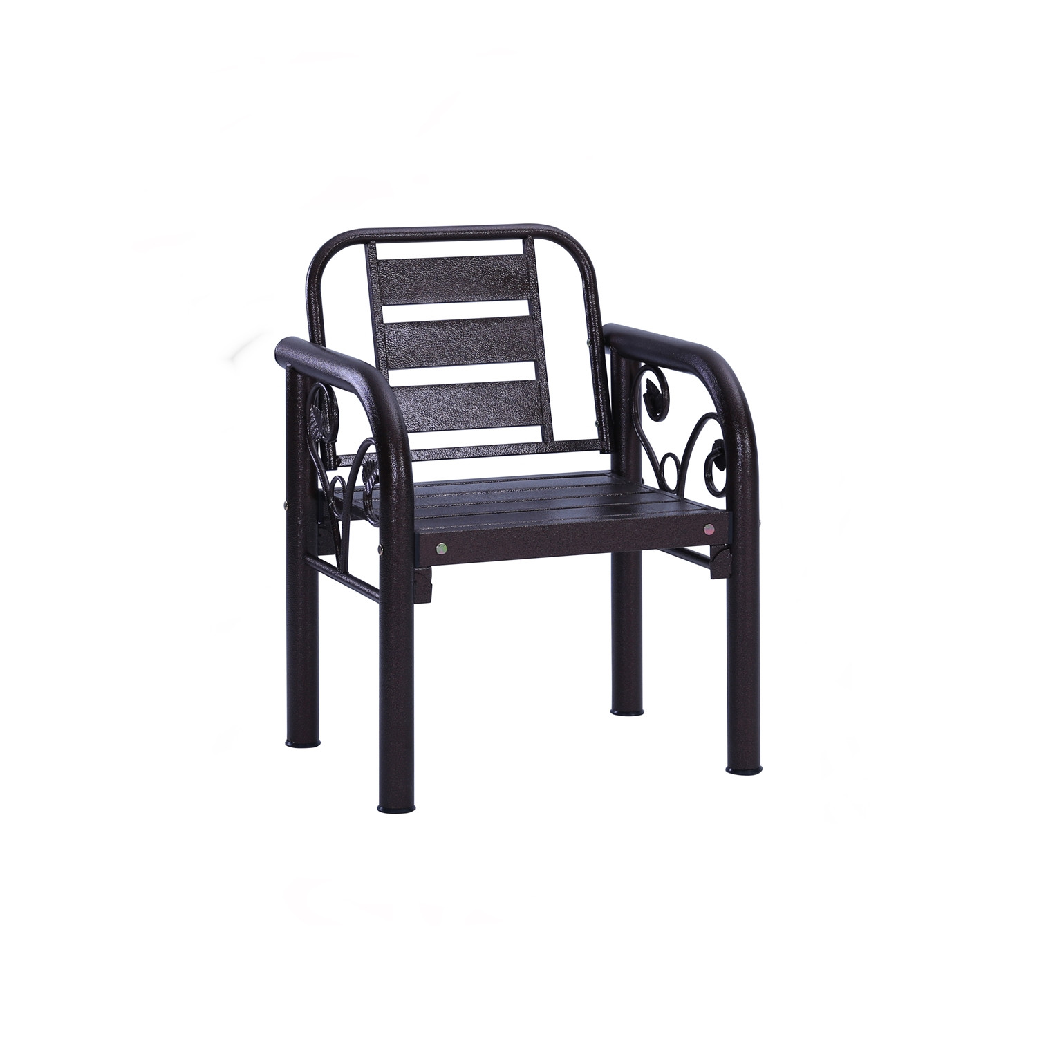 HAMIDA 1 SEATER BENCH ANTIQUE BROWN